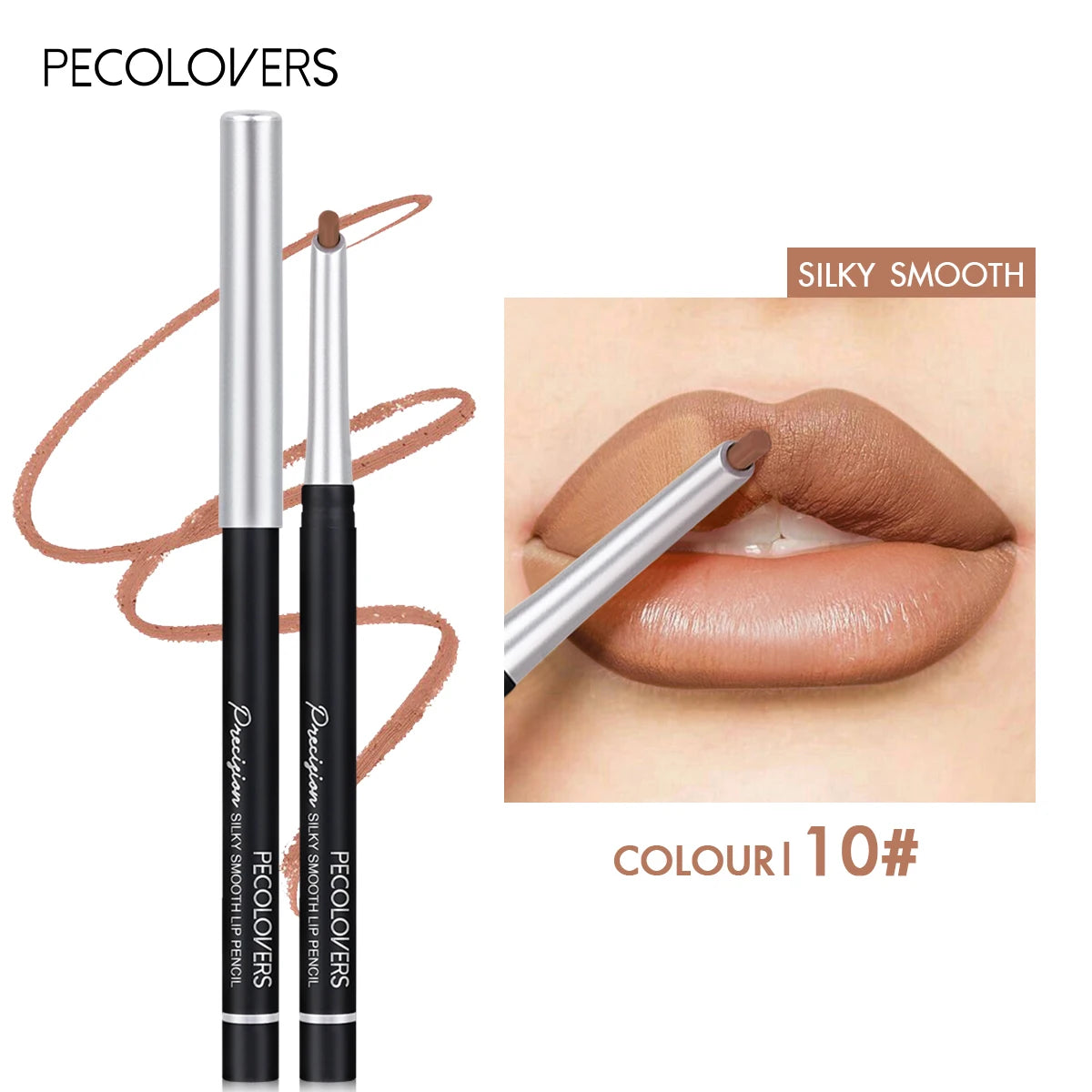 24-Color Matte Lip Liner Long-lasting Natural Effect Pencil All Skin