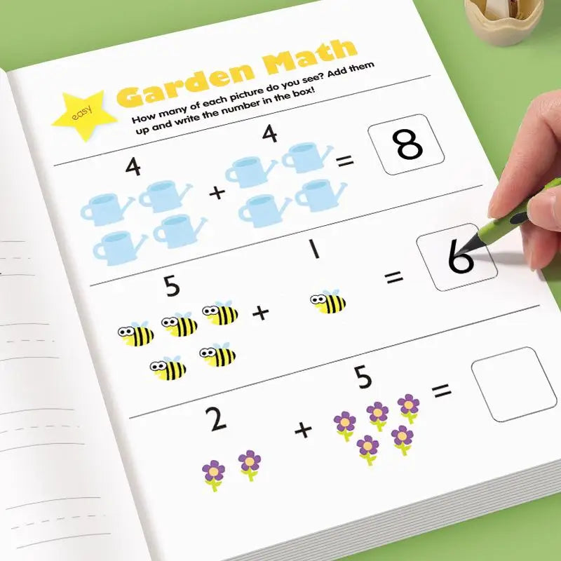 Fun 64 Page Arithmetic Question Book Addition Subtraction Exercises Qme