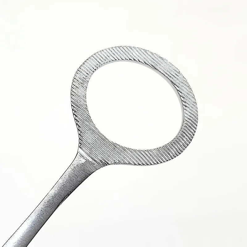 Stainless Steel Tongue Forceps Pulling Medical Oral Dentistry Qme
