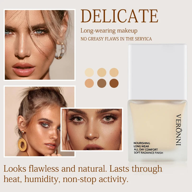 6 Colors Matte Concealer Fully Cover Scars Dark Circles Long-lasting Qme