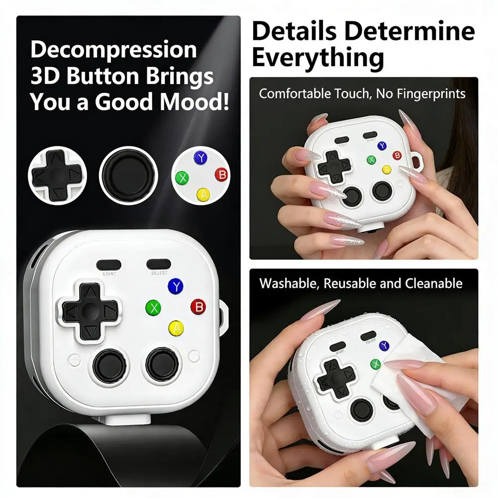 Game Case Samsung Buds4 4pro Classic Player Design 3D Button Cover Qme
