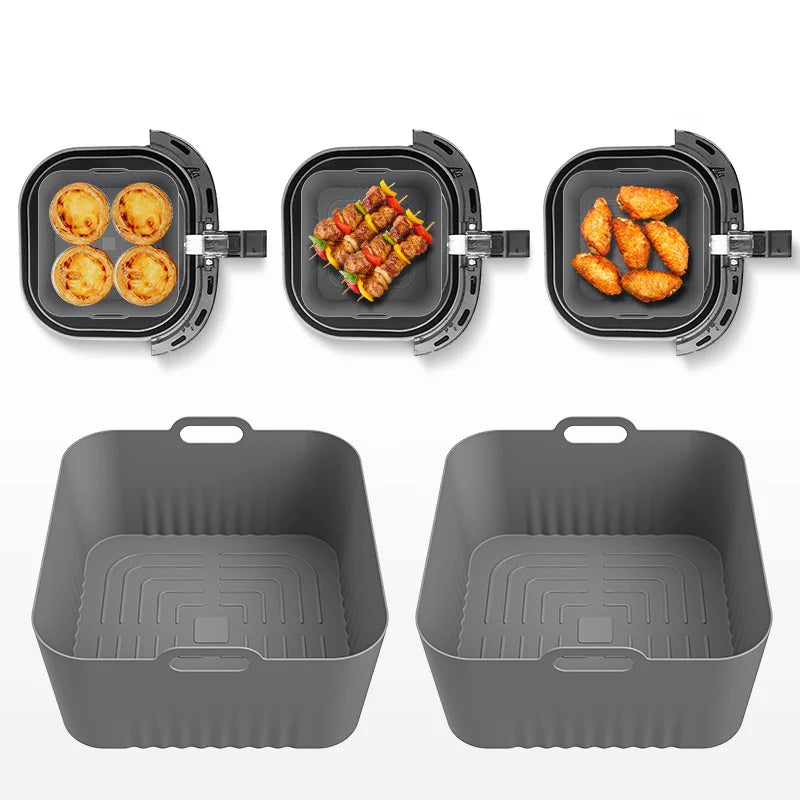 Silicone Air Fryer Mould Philips HD9252 HD9200 HD9255 Accessories 4 Qme