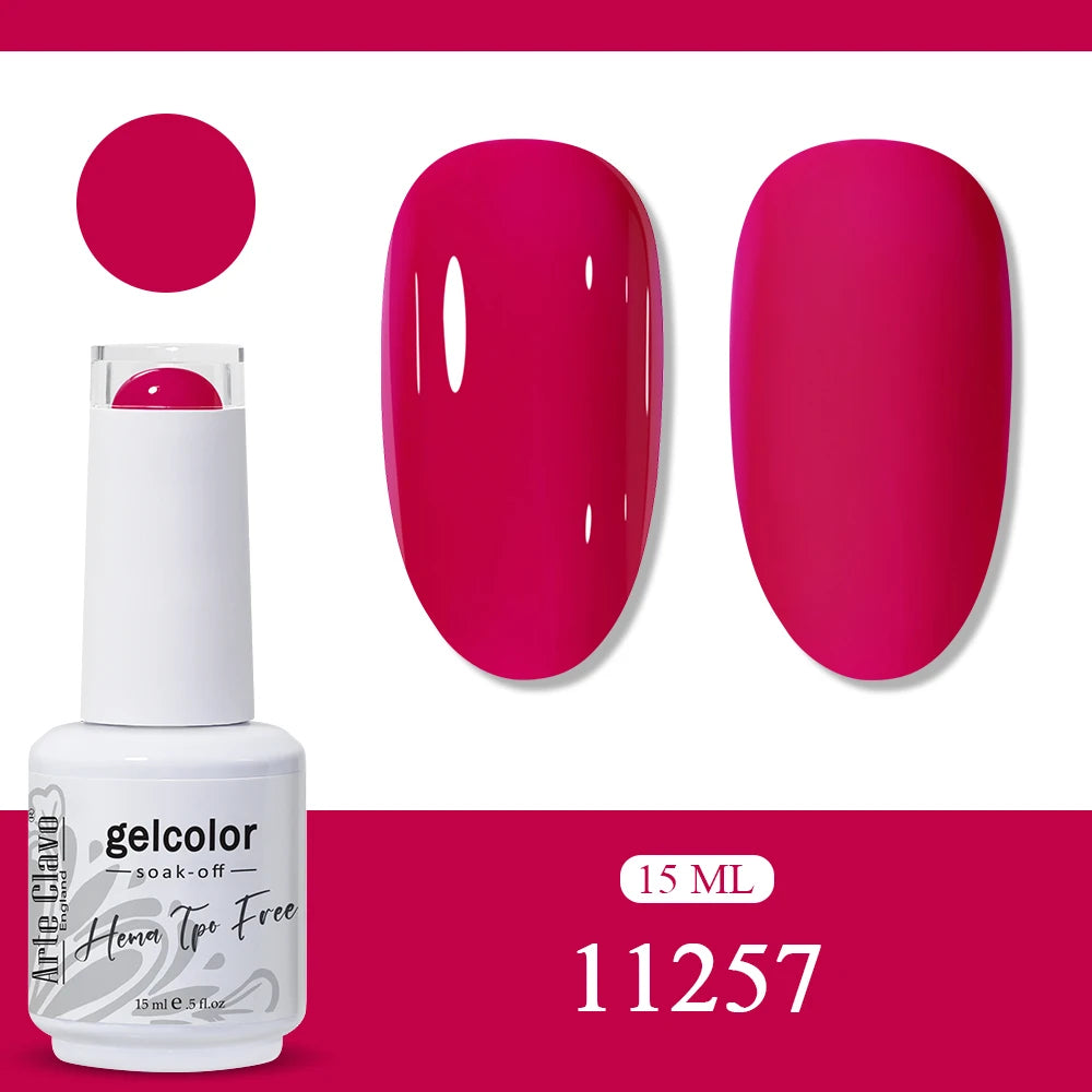 Arte Clavo Blossoming Gel Polish Nail Art Transparent Watercolor Qme 11257