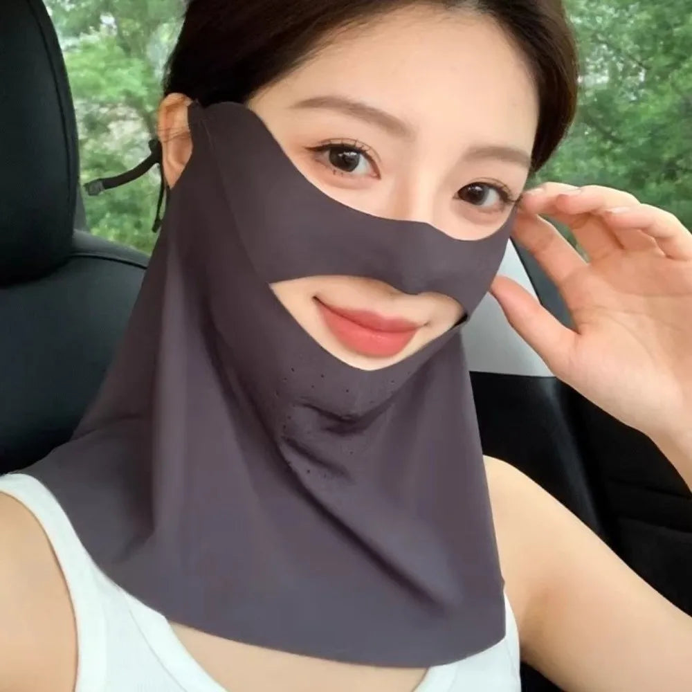 Thin Cabin-style Face Shield UV-proof Material Breathable Sunscreen Qme
