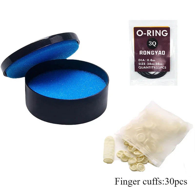 Watch Repair Tools 1box Watch Case Rubber Waterproof O-Ring Oil-resistant Watch Bottom Cover Gasket 0.5/0.6mm O-Ring Seal Gasket Qme B-0.8 with W 30pcs