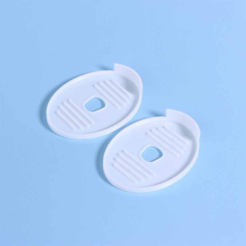 2Pcs Electric Toothbrush Charging Protective Mat Durable Drain Tray Waterproof Base Mat Electric Toothbrush Charging Accessories Qme A7