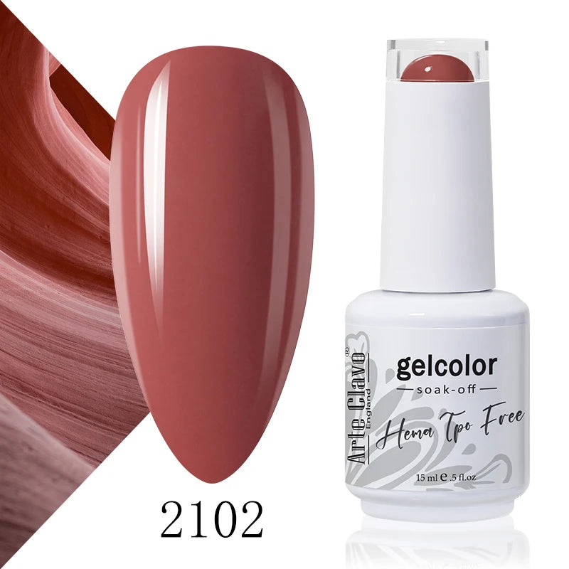 Arte Clavo Gel Nail Polish HEMA TPO Gorgeous Soak Off UV LED Semi