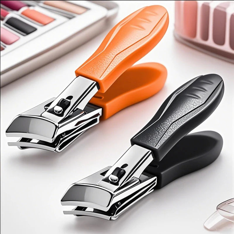 Anti-splash Nail Clippers Diagonal Pliers Large Scissors Toenail Qme