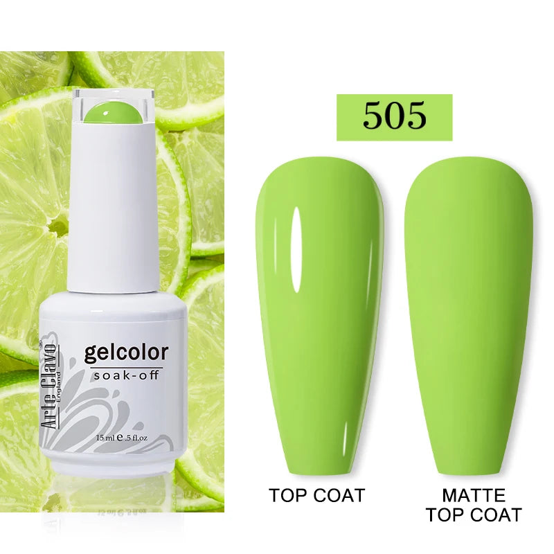 Arte Clavo Gel Nail Polish Spring 140 Colors Summer Decoration Semi