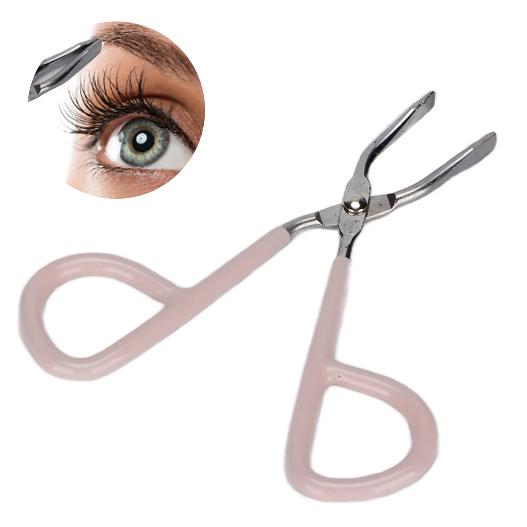 Hair Removal Clip Y0309 Eyebrow Tweezers Stainless Steel Hair Removal Clip with Grinding Handle for Eyebrow Hair Beard Removal Qme