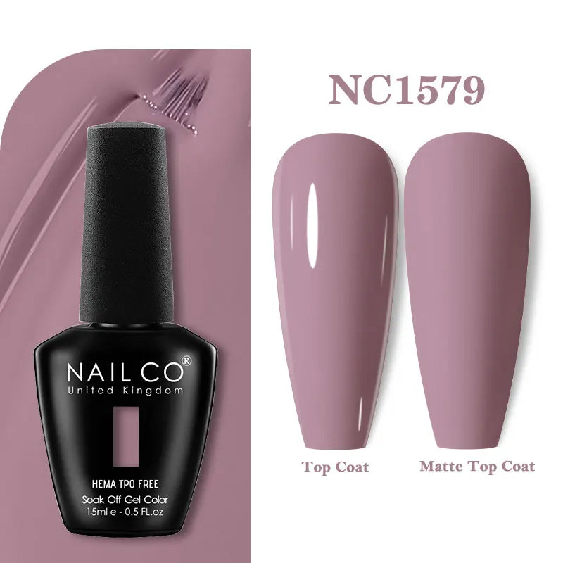 NAILCO Coat Base Gel Nail Polish Nails Art Semi Permanent Lacquer