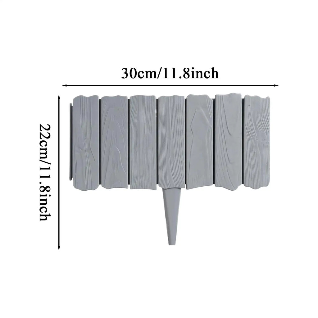 Short Garden Fencing 10 Decorative Fence Landscape Edging Border Qme