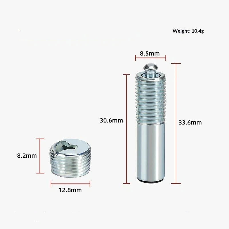 5 Set Elastic Invisible Connector Panel Furniture Connectors Cabinet 2-in-1 Fixed Component Household Hardware Accessories Qme A3