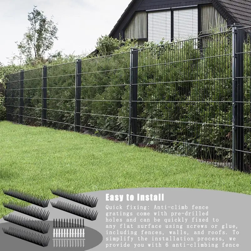 Bird Spikes Outdoor Anti-climb Pigeon Defender Strips Animal Outside Qme