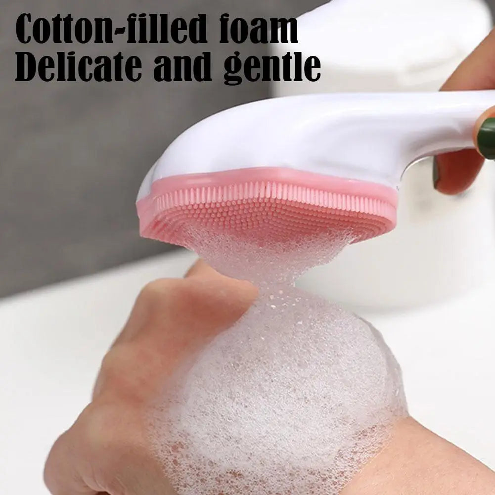 Silicone Face Scrubber Exfoliator Brush Facial Cleansing Blackhead Qme