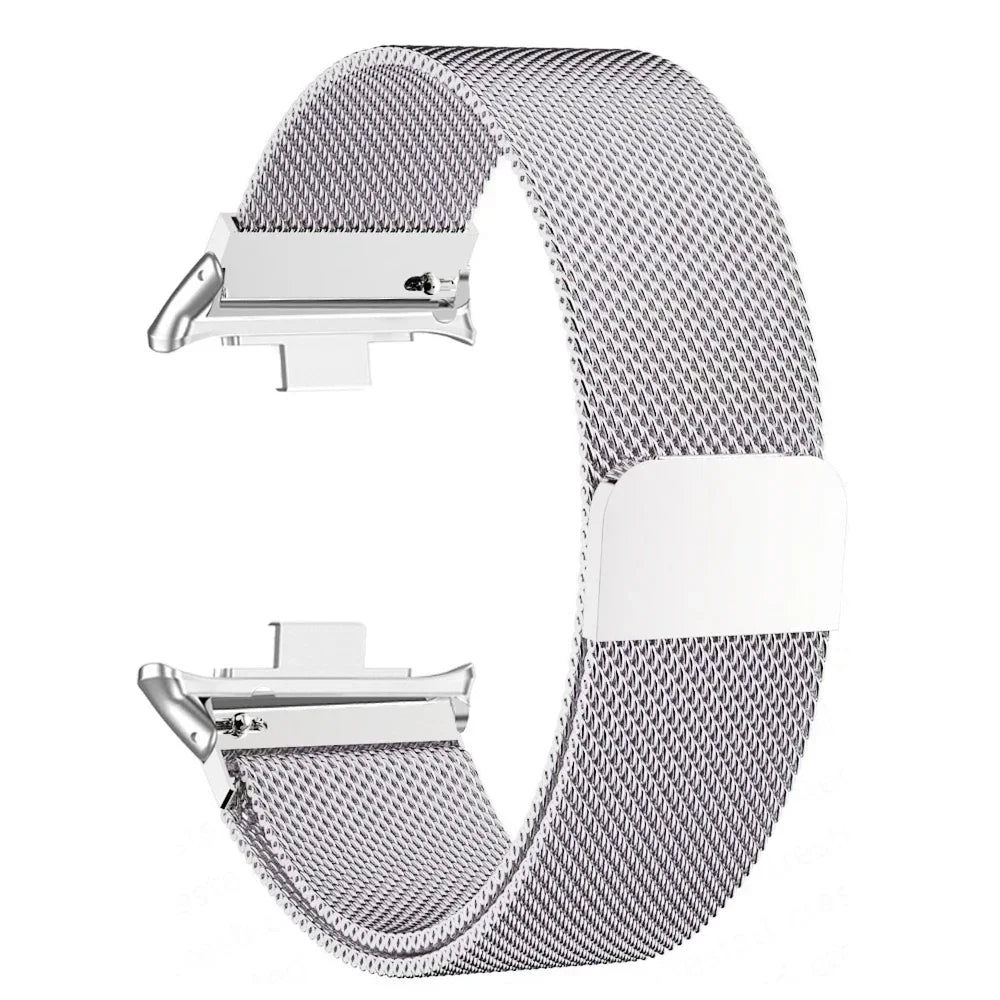 Milanese Loop Band For Redmi watch 5/4 Smartwatch Bracelet For Mi band 8pro/9 pro Wristband Replacement Metal Strap Accessories Qme Silver Redmi 4