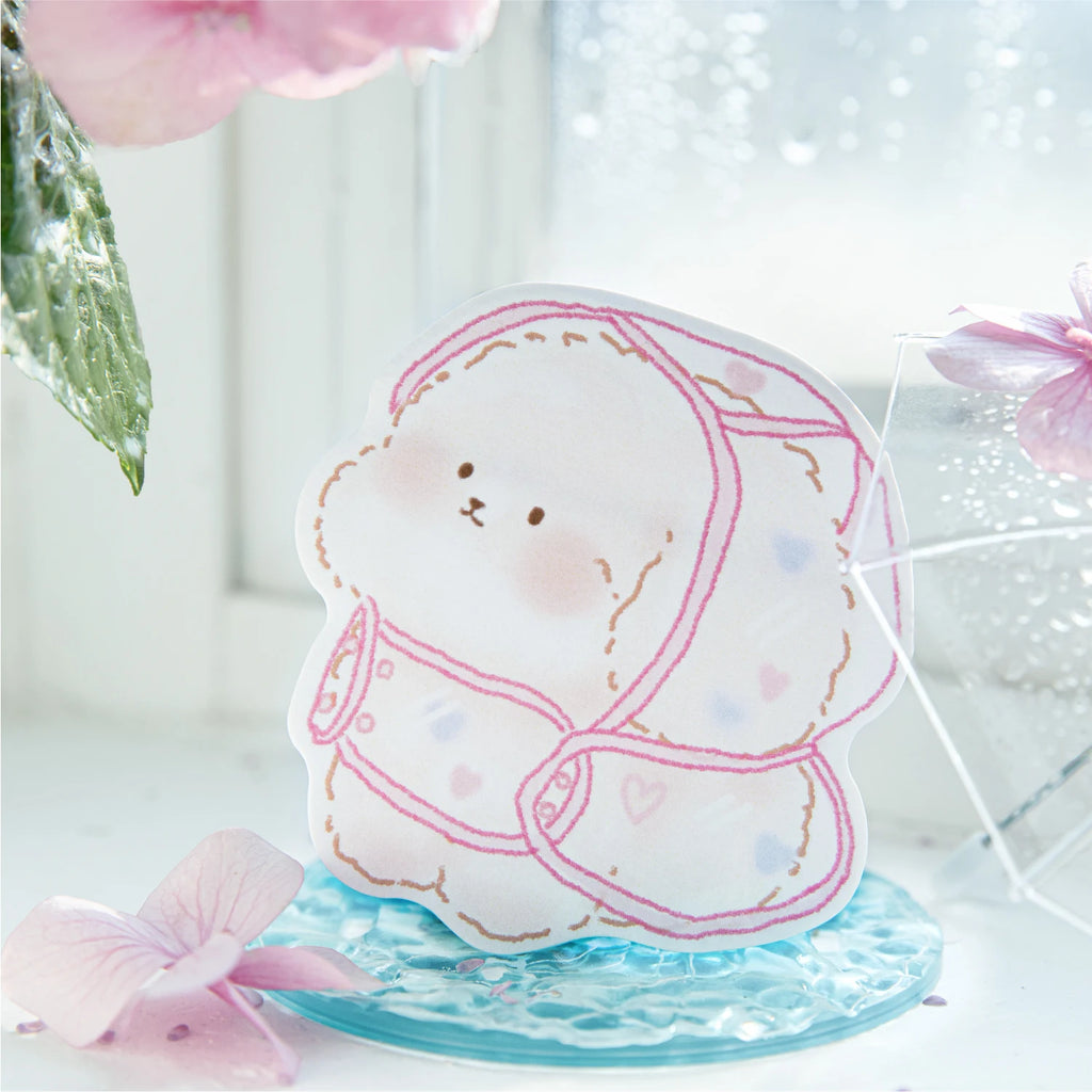 Kawaii Cartoon Rabbit Bear Sticky Notes Memo Pad 30/180 pcs Cute Message N Times Sticky Office Stationery Supply Journal Planner Qme