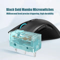Kailh GM8.0pro Mouse Micro Switches Esports Mouse Accessory Computer Mice Gold Contactor 90 Million Click Left Right Button Qme 500pcs