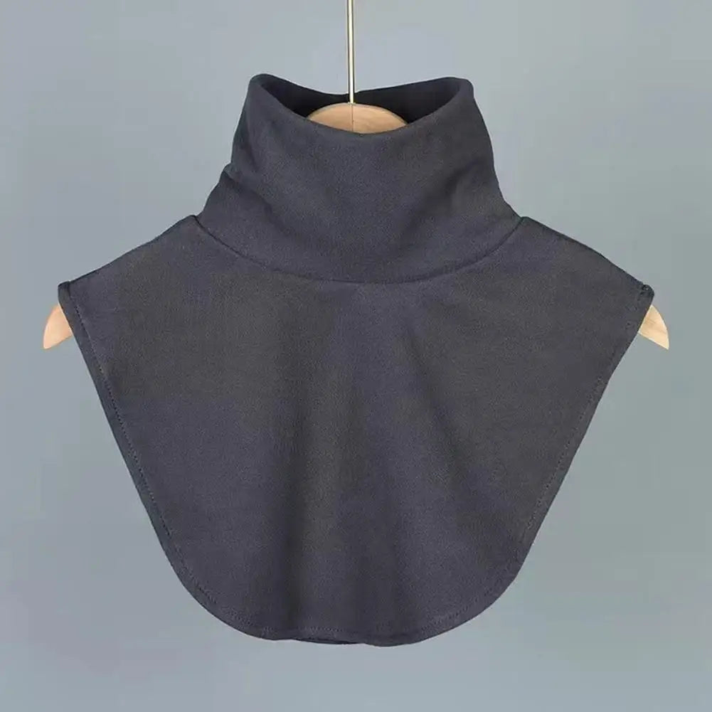 Soft Elastic Modal Detachable Collar Square False Collars Solid Color Turtleneck High Inner Neck Cover For Women Scarf Qme