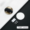 Silicone Magnetic Door Holder No-Punch Adhesive Door Stopper Anti-Collision Buffer for Floor Wall Protection Home Hardware Qme A3