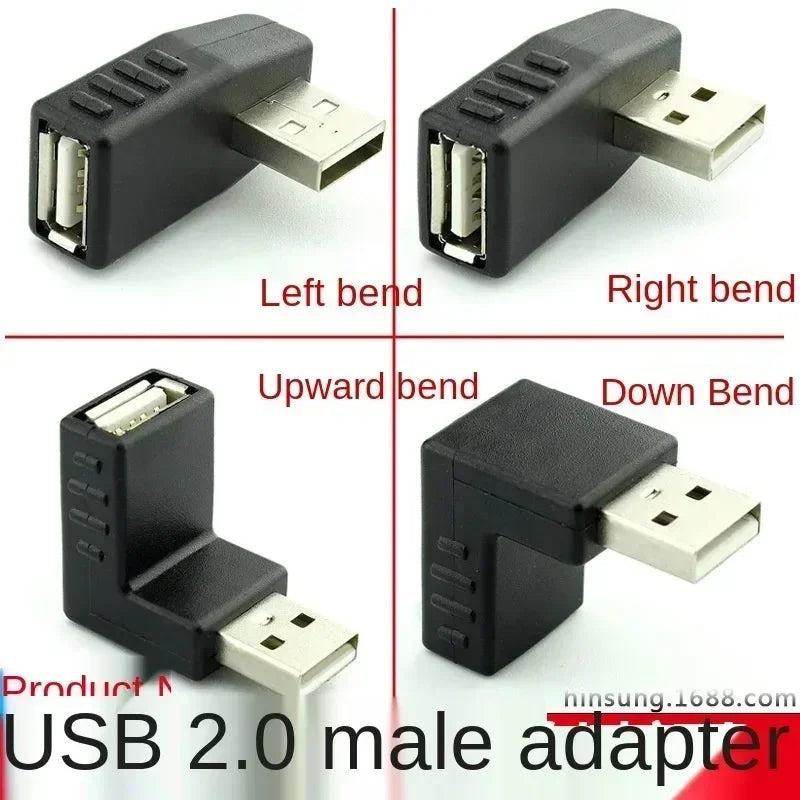 10pcs Mini USB 5Pin Male to USB Female 90 degree Angle Converter Connector data Sync OTG Adapter for Car MP3 MP4 Tablets Phones Qme