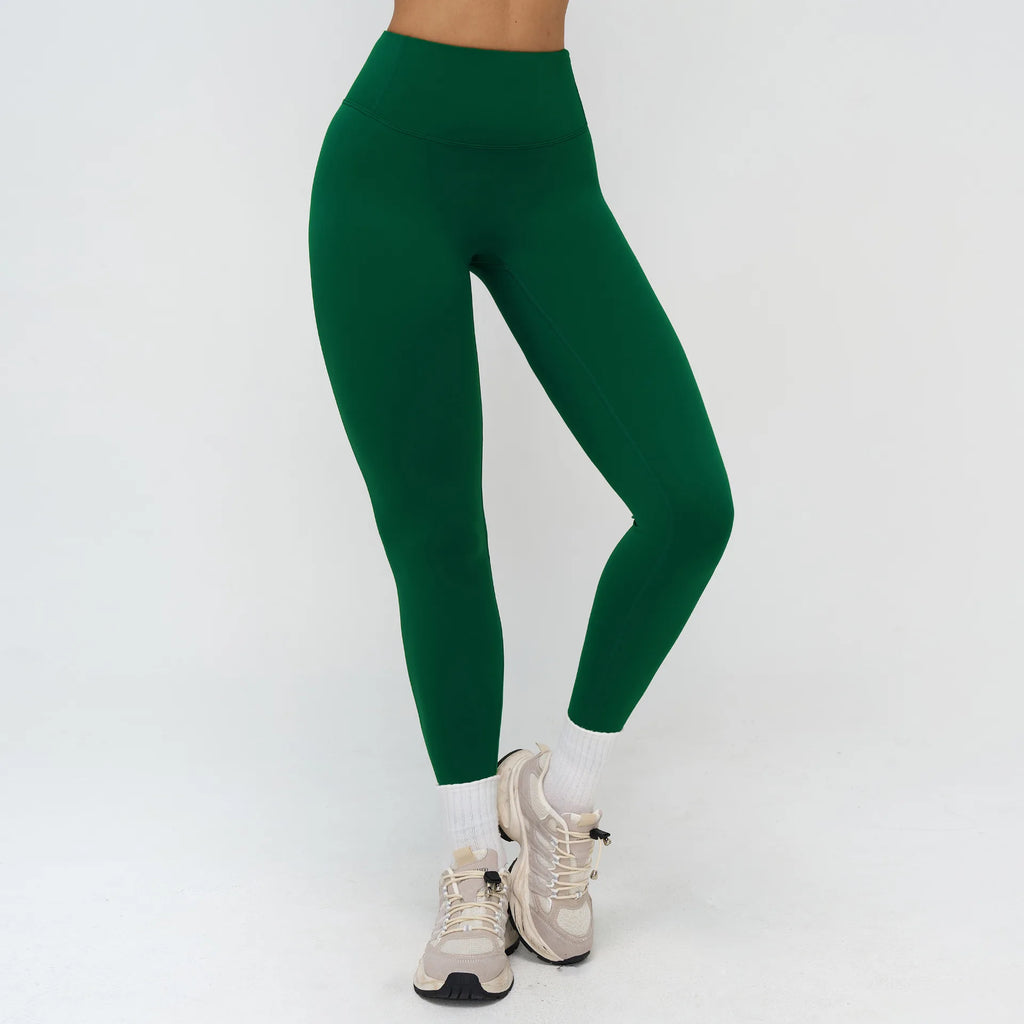 A Seamless Gym Leggings Women Yoga Pants Sexy High Waist Booty Lifting Leggings Pants Women Sports Clothing Fitness Wear Qme Christmas Green 10M