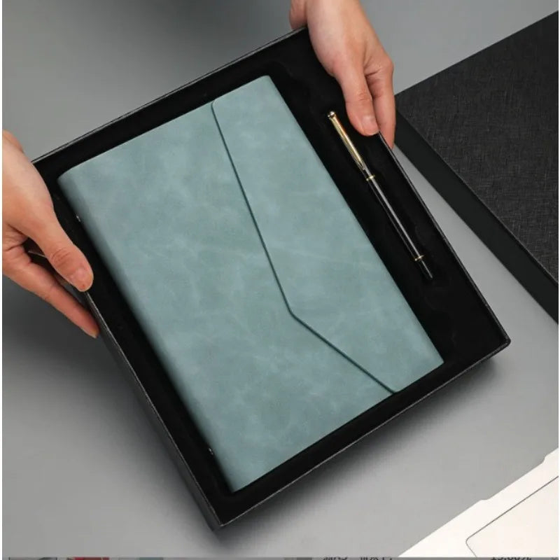 A5 6-Ring Binder Lined Paper Multifunctional Storage Pocket Cards Qme