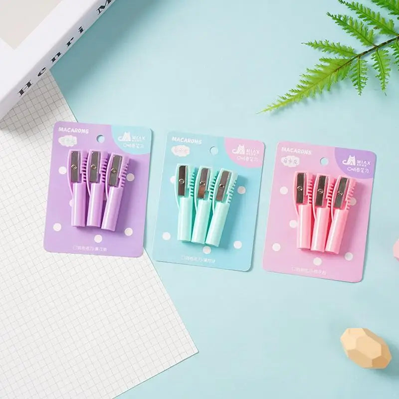 1 Multi-functional Manual Pencil Sharpener Protective Knife Cap Qme