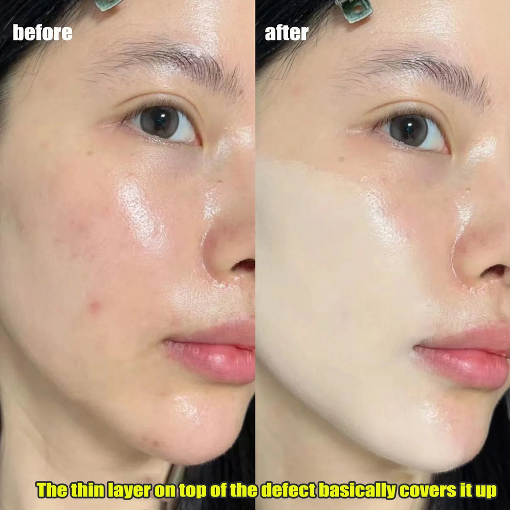 BB Cream Air Cushion Foundation Full Coverage Waterproof Long-lasting Concealer 3 Colors Cushion Compact Face Makeup Base Qme