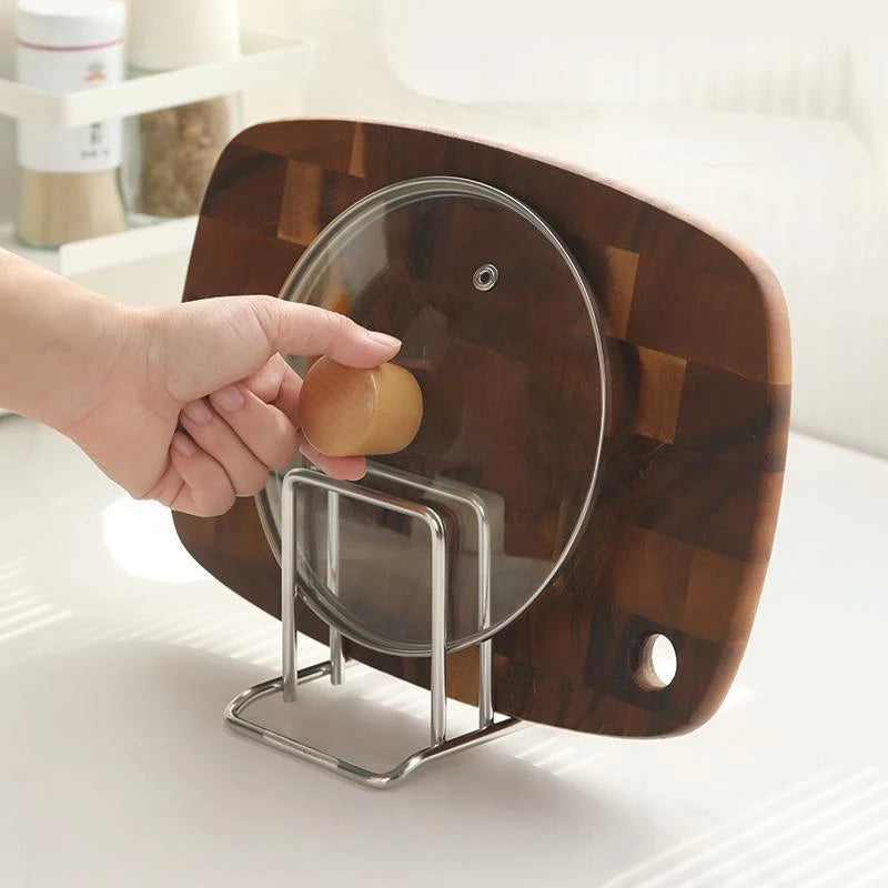 Cutting Board Holder Stainless Steel Cutting Board Rack Kitchen Organizer For Chopping Board Kitchen Storage Organization Rack. Qme