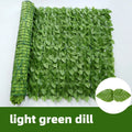 50X100cm Artificial Flowers Leaves Fence Removable Outdoor Garden Decoration Hedge Privacy Protection Green Leaf Flower Wall Qme light green dill 50X100cm