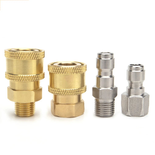 Pressure Washer Connector Coupling Quick Release Adapter 1 4 Male Qme