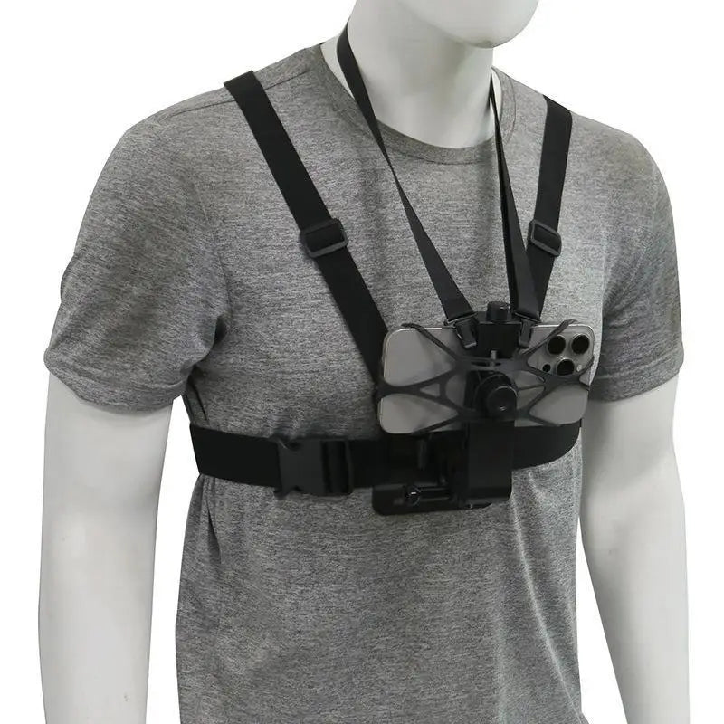Adjustable Chest Phone Mount Straps Perfect Vlogging Qme Default Title