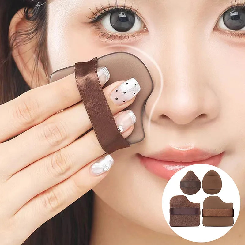 6-Piece Wet Dry Powder Puff Dual-purpose Beauty Tools Mini Thumb Does Qme