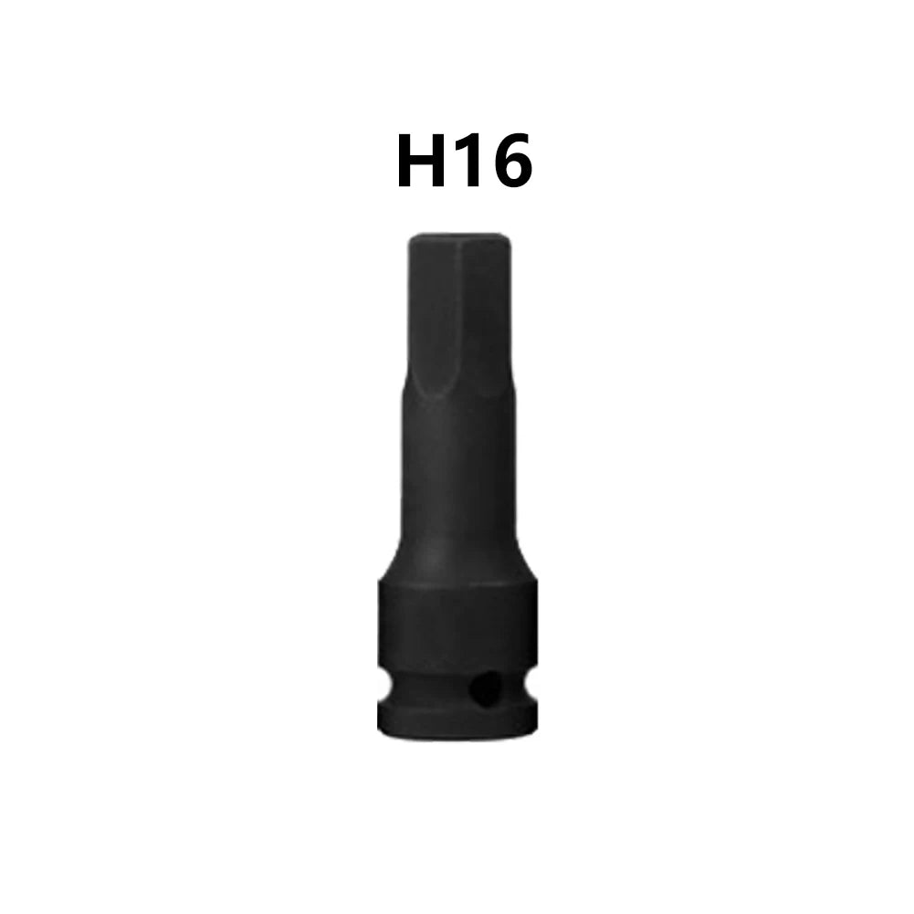 1Pcs 4mm-19mm Electric Drill Socket Adapter 12.5mm Square Interface Hexagonal Head Socket Wrench For Factory/Repair Shop Qme H16