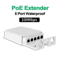 5 Port POE Extender 1000Mbps Gigabit Speed Stable Transmission Qme C