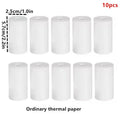 Student Use Thermal Paper Rolls 57x25mm Non-toxic Kids Instant Camera Qme A1
