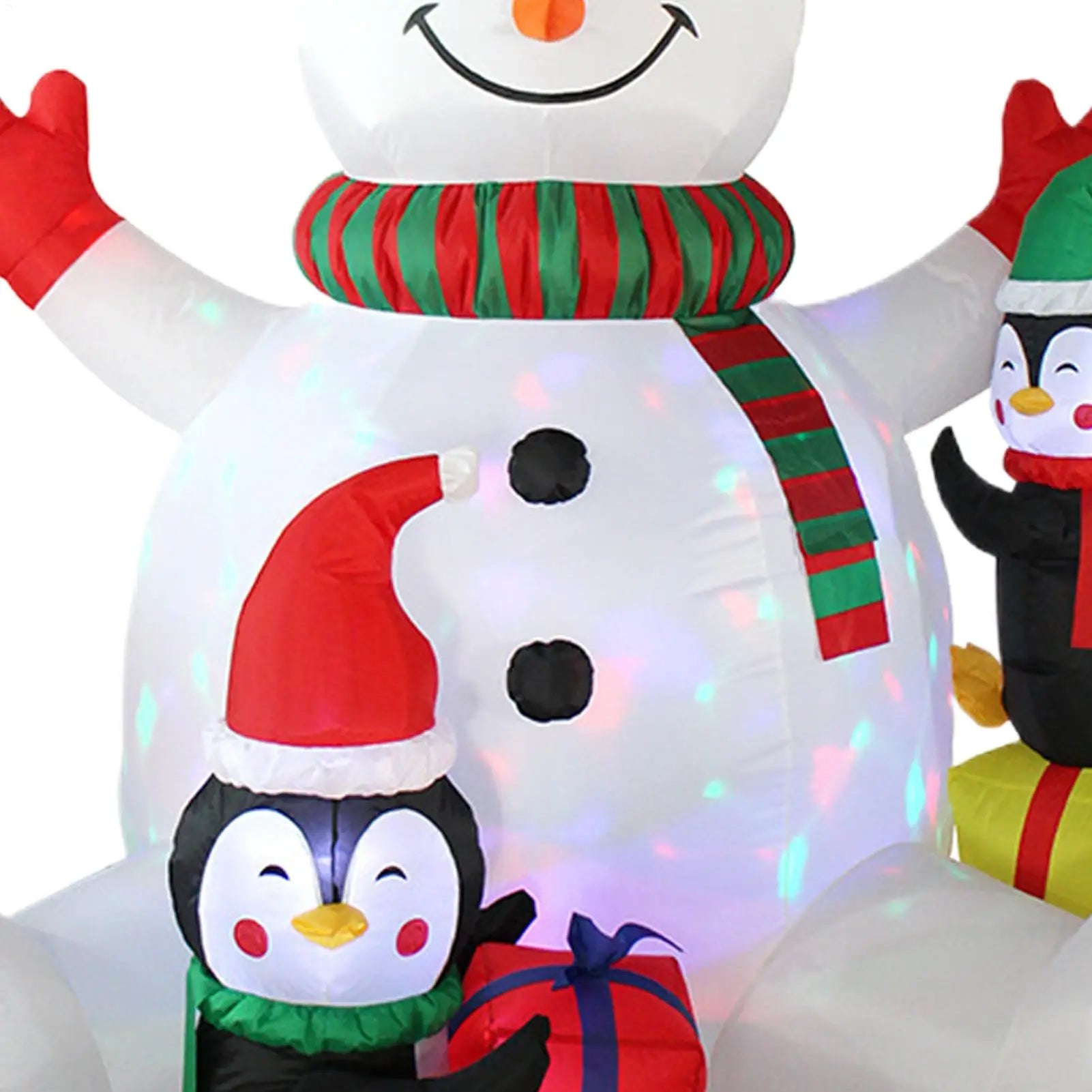 Inflatable Christmas Decorations 7ft Waterproof Lighting Decor Christmas Inflatable Snowman For Family Friends Indoor Outdoor Qme