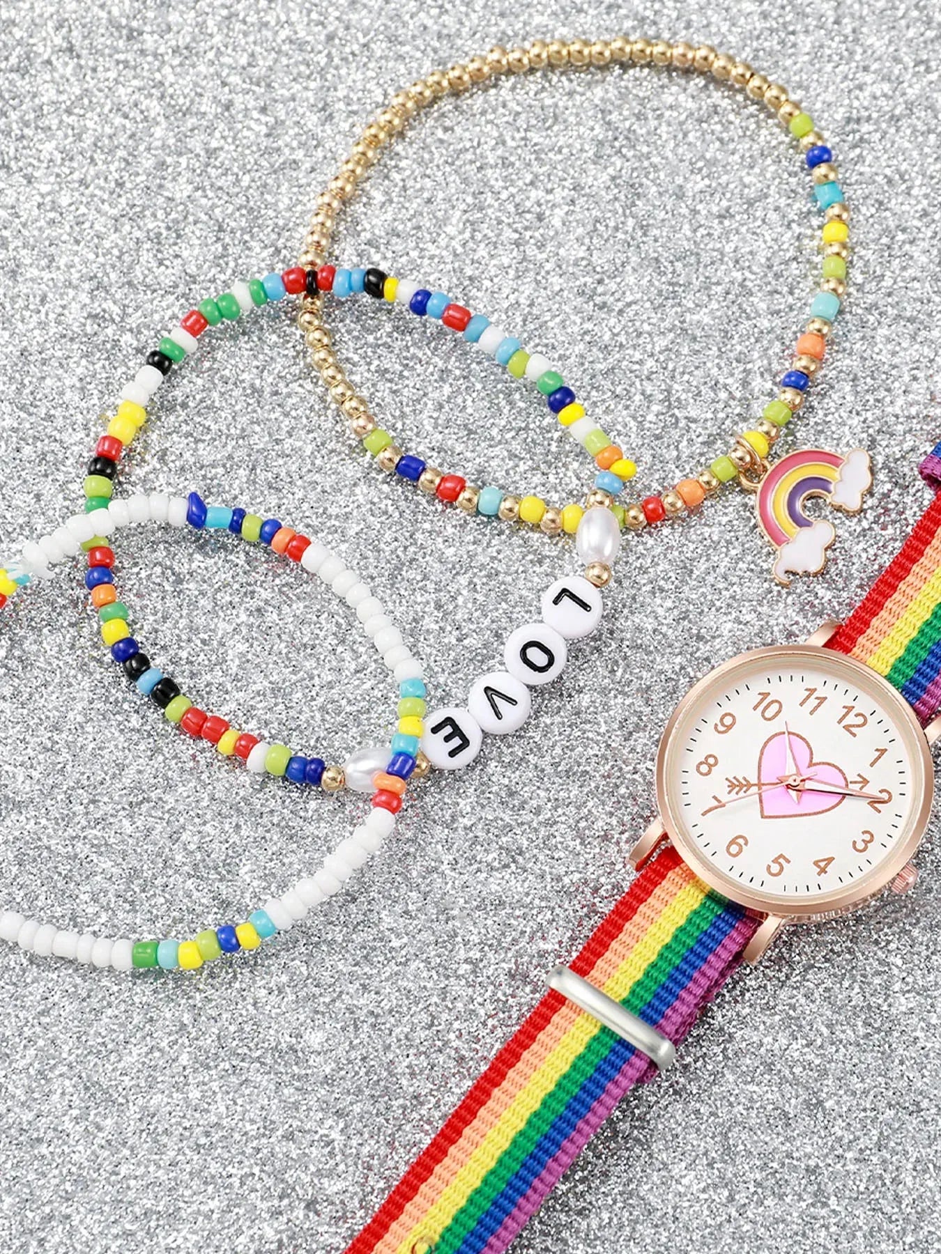 4-piece Women's Watch Fashion Versatile End Qme