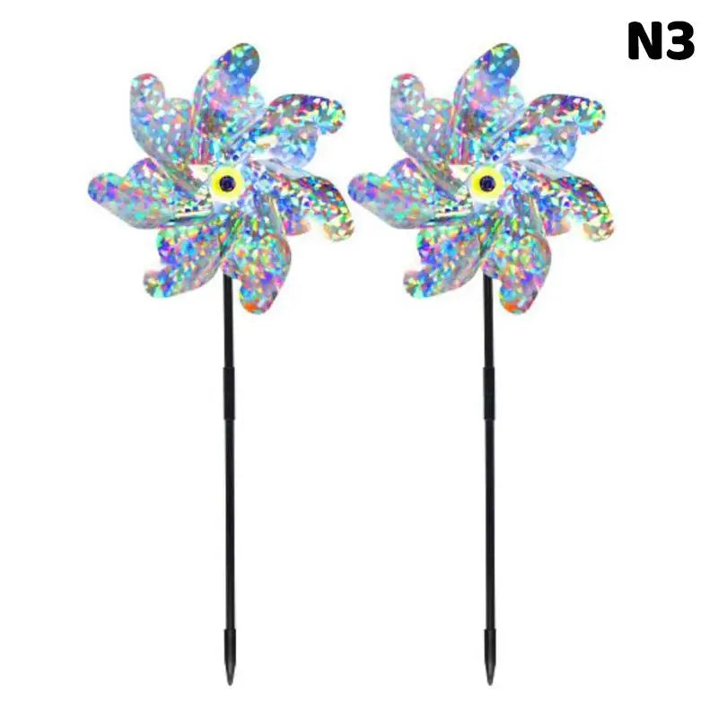 Creative Outdoor Garden Lawn Yard Decoration Bird Repellent Windmill Qme 3