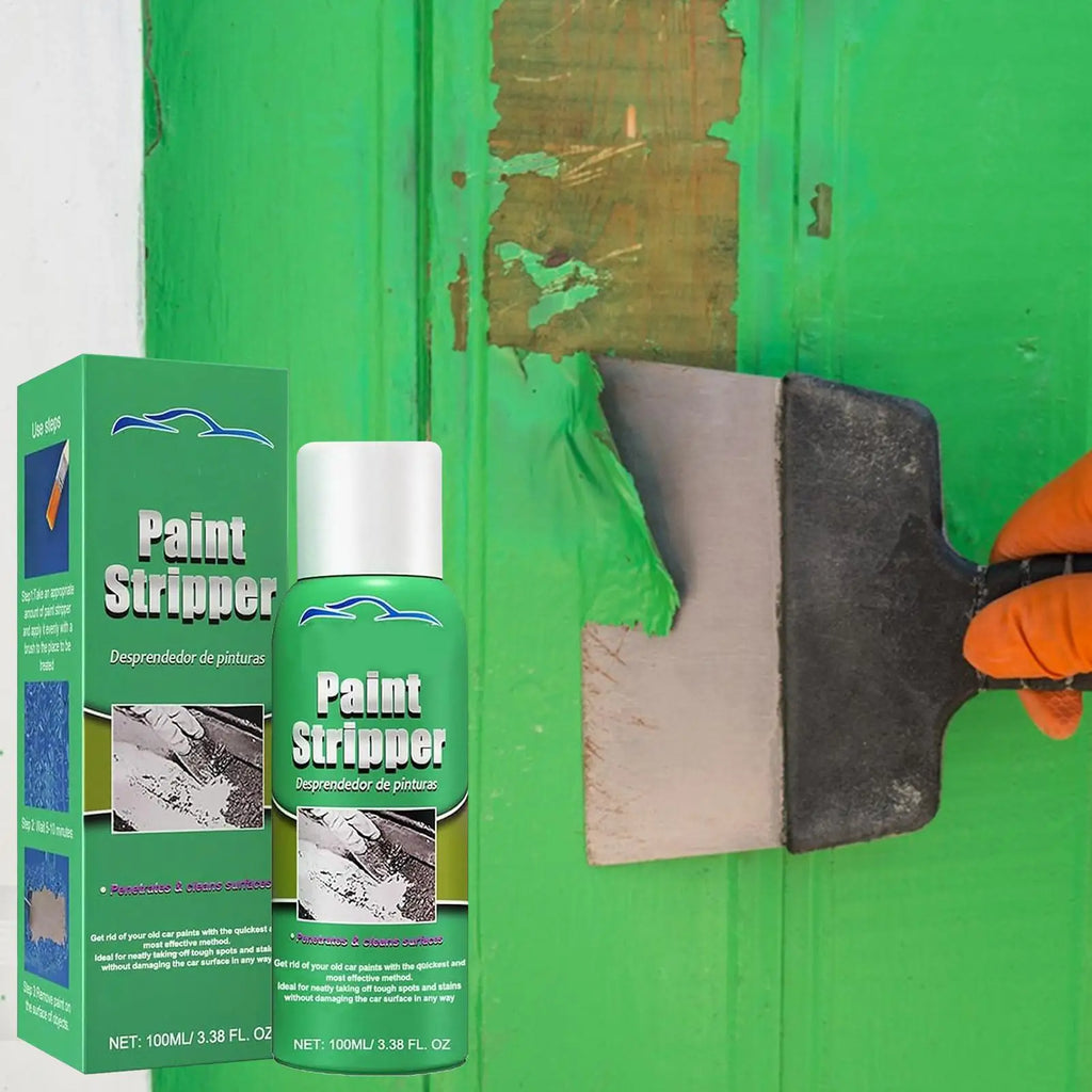 Paint Remover for Concrete 100ml Paint Thinner Remover Fast-Acting Car Dust Remover Supplies for Glass Metal Wood Furniture Use Qme