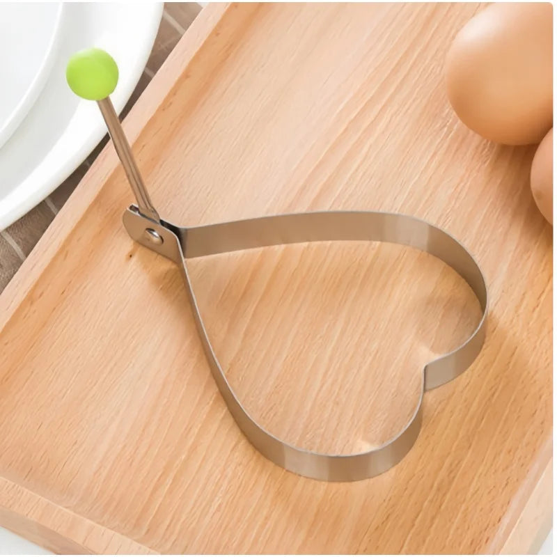 1/4/5PCS Stainless Steel Omelette Forming Machine Mold Frying Pan Pancake and Egg-shaped Device Kitchen Gadgets Qme Heart shape