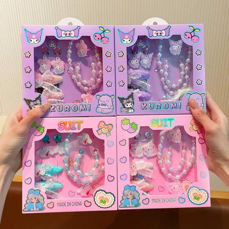 Hello Kitty Kuromi Cartoon-style Sweet Jewelry Student-style Qme