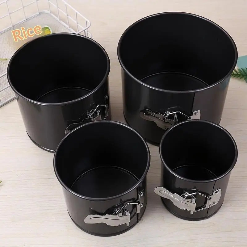 Kitchen Accessories Carbon Steel Cakes Molds Round Cake Pan Ring Qme