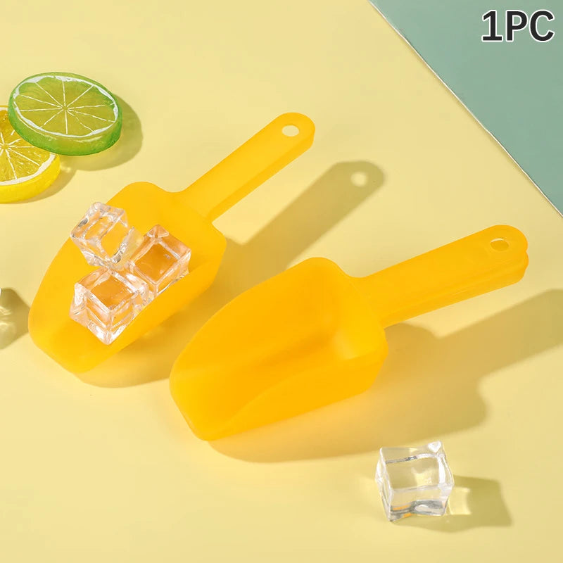 Plastic Ice Shovel Flour Food Candy Cream Scoop Dessert Rice Kitchen Qme Yellow