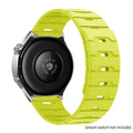 18mm 20mm 22mm Silicone Strap For Huawei GT6 Pro 46mm Magnetic Band For Samsung Galaxy Watch 7 6 5 4 40MM 44MM Qme FluoGreen 22mm Universal band