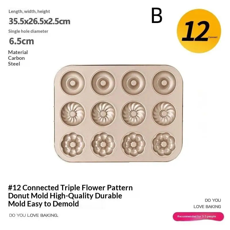 6 9 12 Cavity Butter Bear Madeleine Cake Mold Baking Tray Oven Qme B