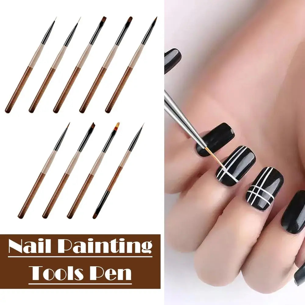 1 Fine Detail Paint Brush Acrylic UV Gel Drawing Dotting Manicure Qme