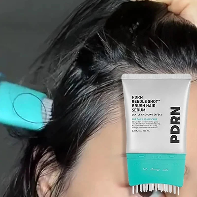 Pdrn Reedle Shot Brush Hair Serum Nourishing Strengthening Hair Care Essence Improve Scalp Environment For Daily Scalp Care Qme
