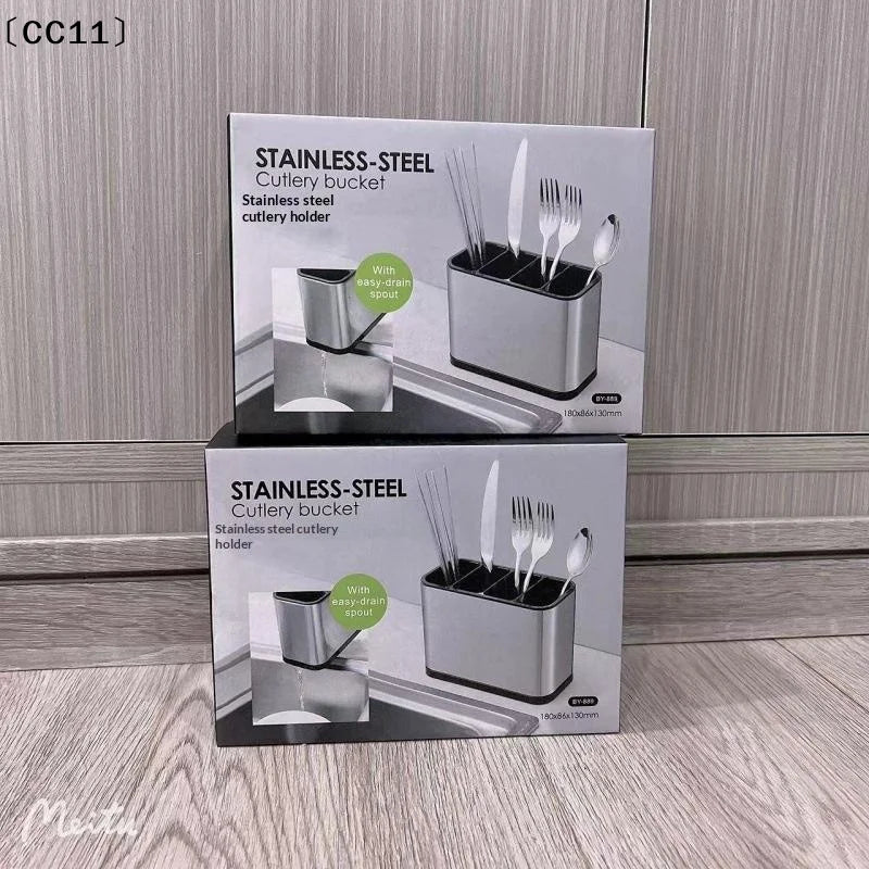 Kitchen Utensil Holder Organizer Counter Countertop Large Stainless Qme